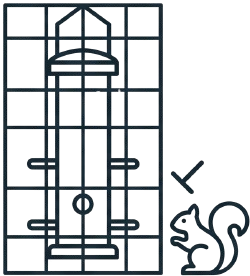 Structural grid schematic outline icon
